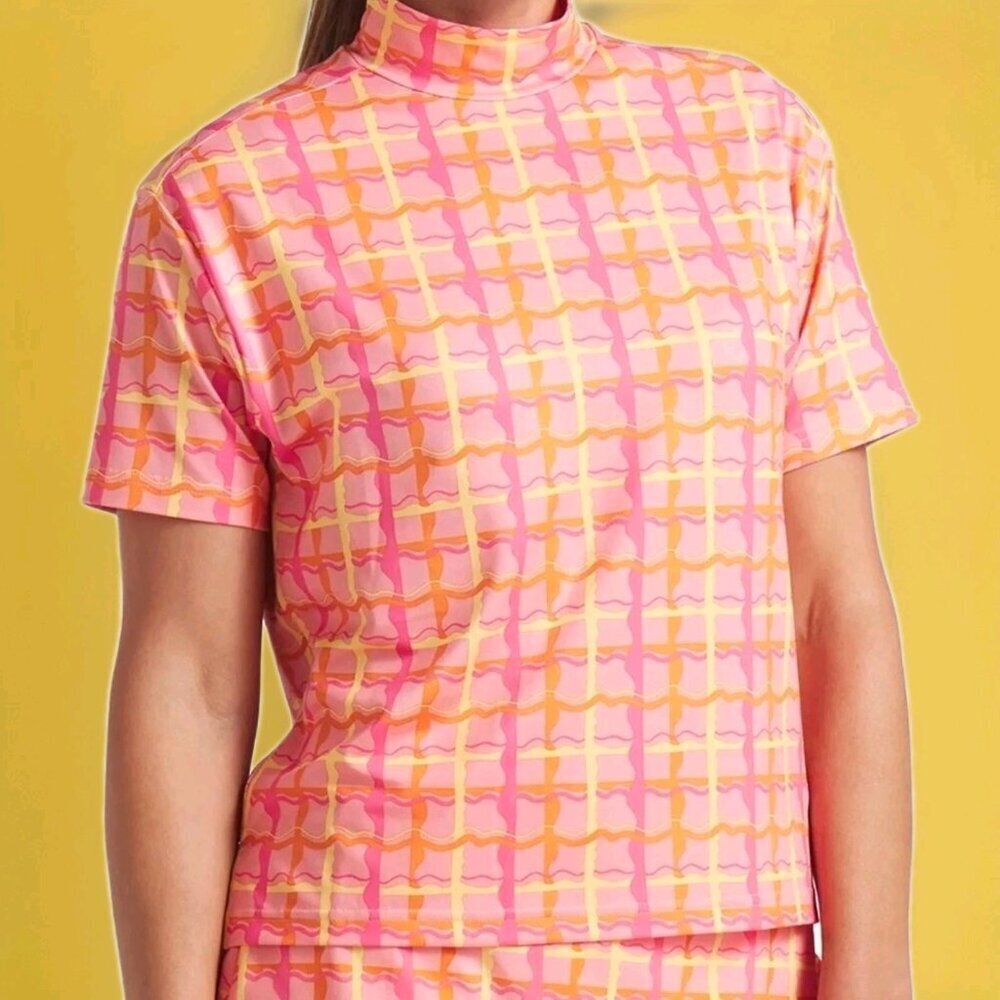 PUMA X Dani Dazey Women's CLOUDSPUN Mock Neck Golf Shirt 2XL NWT CR50 Excellant - Picture 1 of 4